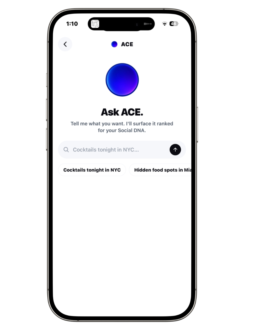 App screen